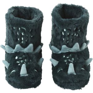 Vertbaudet - Hoge Sloffen - Imitatiebont - Dinosaurussen - Voor Kinderen