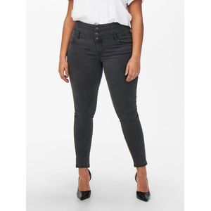 ONLY CARMAKOMA - CARAUGUSTA LIFE HW SK ANK CORSAGE GREY - Dames - Jeans