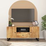 The Living Store Tv-meubel - Mangohout - 105 x 33.5 x 46 cm - Inclusief handleiding