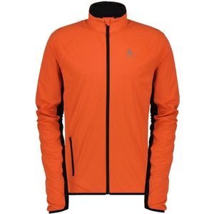 Odlo Zeroweight Jacket Heren - sportjas - oranje/zwart - Mannen