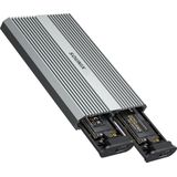 Sounix - M.2 Behuizing - Externe USB-C SSD Behuizing - Aluminium - Zwart