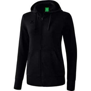 Erima Sweatjack Met Capuchon Dames - Zwart | Maat: 38