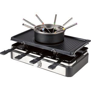 SILVERCREST Raclette- en fondue- en grillapparaat - 1400W - Gourmetset