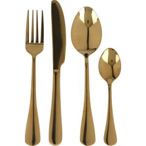 Tableware Collection - 16-delig Bestekset - RVS - Goud