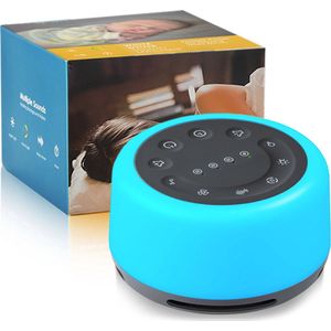 White Noise Machine - Witte Ruis Machine Voor Baby en Volwassenen – Slaaptrainer – Bluetooth - Slaaphulp Met 24 Rustgevende Geluiden