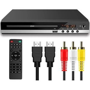 WiseGoods Premium DVD Speler - HD - HDMI Kabel - Zwart