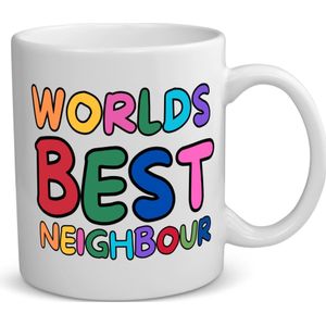 Akyol - world's best neighbour koffiemok - theemok - Buurman - beste buurman - verjaardagscadeau - kado - gift - 350 ML inhoud