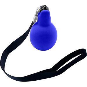Purepeak Knijpfluit met Koord - Handfluit - Scheidsrechterfluitje - Hondenfluitje - Blauw