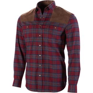 BROWNING Hemd - Heren - Frederick - Geruit - Premium Jacht Merk - Rood - XL