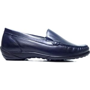 Waldlaufer - 640004 K - Instappers - Blauw - Glad Leer - Rubber Zool