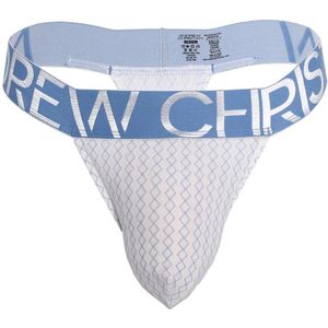 Andrew Christian Sheer Atlas Thong w/ ALMOST NAKED® - MAAT S - Heren Ondergoed - String voor Man - Mannen Thong