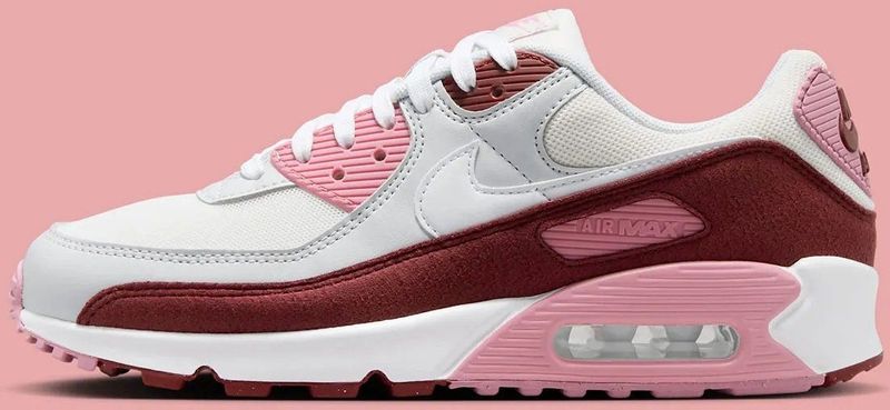 Nike - Air Max 90 Se - Sneakers - Dark Team Red - Synthetisch - Dames