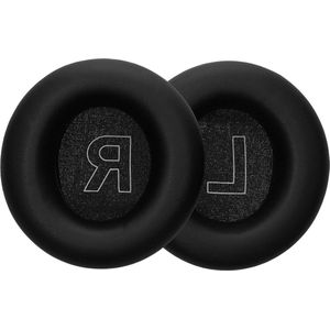 Compatibel met Beoplay H4 / H6 / H7 / H9 / H9i / HX / H9 Gen3 - Zwart - Kunstleer en schuim - Set van 2 - Oorkussens .