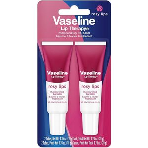 Vaseline Lip Therapy Rosy Lip Balm Twin Pack - Lippenbalsem, 20g