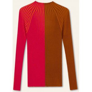 Oilily - Kingly pullover long sleeves turtle neck - Roze - XXL