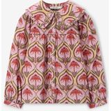 Sissy-Boy - Roze blouse met palmboom print