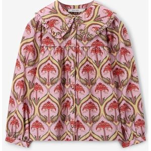 Sissy-Boy - Roze blouse met palmboom print