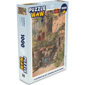 Puzzel Illustratie van een kabouter - Legpuzzel - Puzzel 1000 stukjes volwassenen