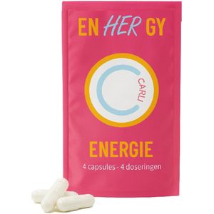enHERgy ENERGIE capsules | 4 capsules | energie - fitter - focus | ontworpen om jouw energie af te stemmen op jouw lifestyle