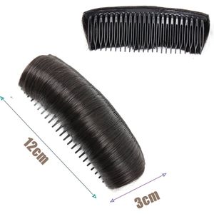 Pruiken, gewatteerde wortel kammen model, gewatteerde hoog volume volume pluis gewatteerde haar applicator, gewatteerde hoofd hoofd gewatteerde wortels, pruik stuk voor het voorhoofd uitgebreid, stijl 1