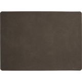 ASA Selection | Placemat | Soft Leather | Rechthoekig | PU - Lederoptiek | Donkerbruin | 46x33CM