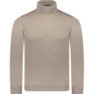 Gran Sasso Trui Beige Beige Aansluitend - Maat M - Mannen - Herfst/Winter Collectie - Wol