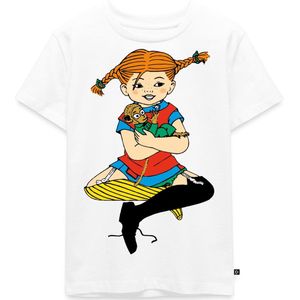 Pippi Langkous En Meneer Nilsson Premium T Shirt Kinderen