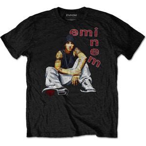 Eminem - Letters Heren T-shirt - L - Zwart