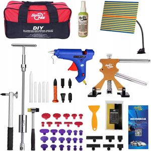 PDR-set voor het verwijderen van hagelschade en deuken