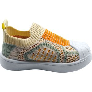 Babylini baby schoentjes Marlo - beige - maat 24 - anti-slip - instappers