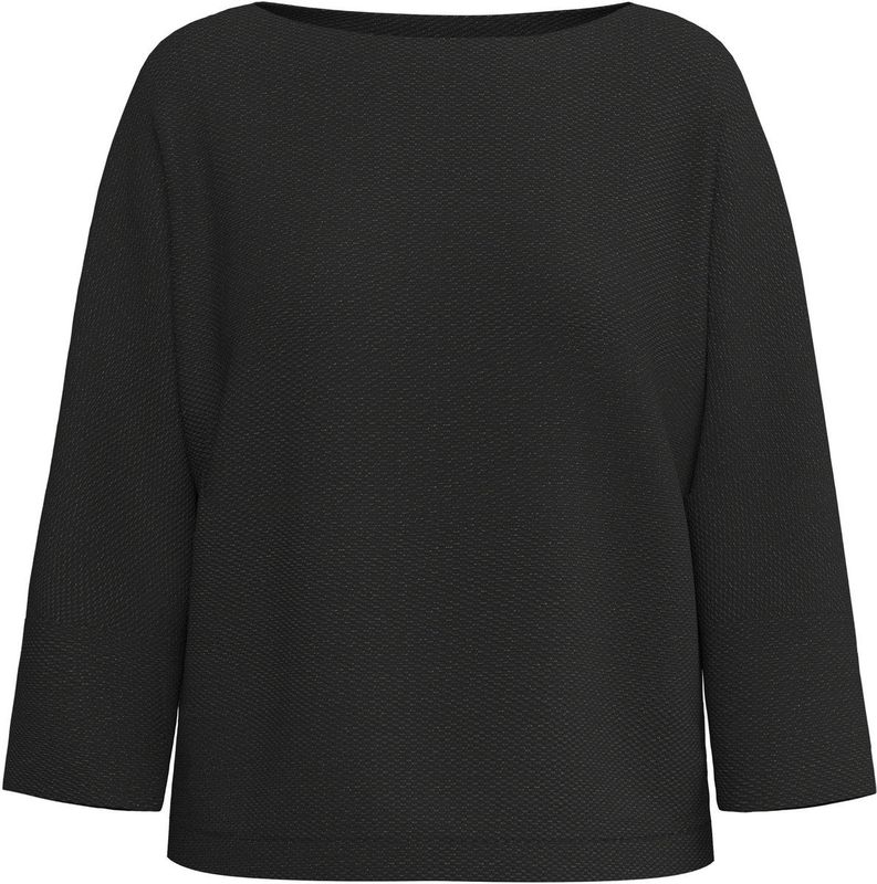 s.Oliver - Sweatshirt - Jacquard - 3/4-mouwen - Viscosemix