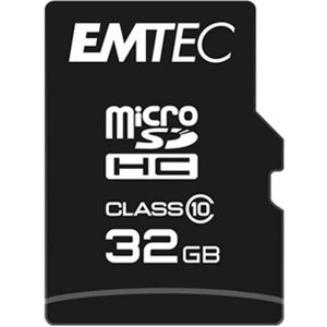 32GB microSDHC Geheugenkaart met SD-Adapter - Class 10, Compatibel met microSDXC