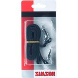 Simson Toeclipsriemen Zwart 2 Stuks