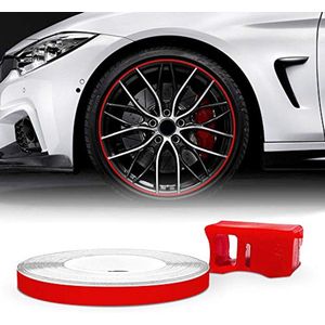 Reflecterende Wieldop voor Velgen - 5 mm x 6 m met Applicator - Sportieve Look