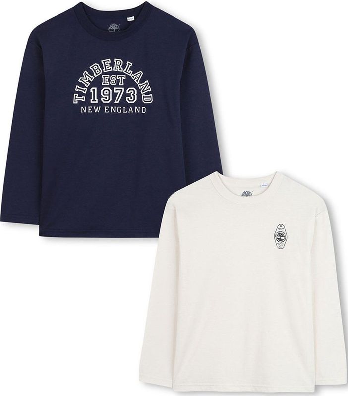 Timberland - T60539 - T-shirt - 2 Eenheden - Jongens - Lange Mouwen