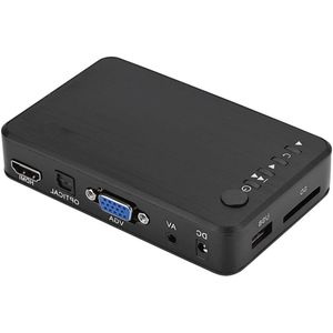 Multimedia Player: HDMI Universal Audio Video Player for Hard Drives to USB Drive on SD Card (EU Plug)