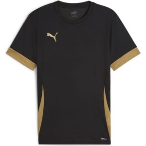 Puma Teamgoal Matchday Shirt Korte Mouw Heren - Zwart / Goud | Maat: M