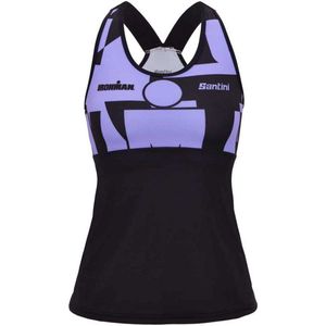 Santini Enigma X Ironman Mouwloos Fietstrui Paars L Vrouw