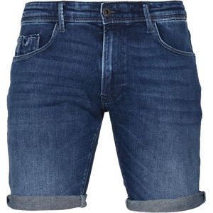 Vanguard - V18 Rider Jeans Short Mid Blue - Slim-fit - Broek Heren maat 38