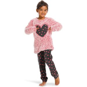 Rebelle Meisjes Pyjama Roze 152