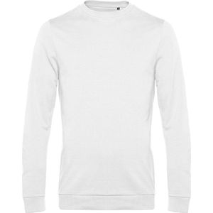 Sweater 'French Terry' B&C Collectie maat L Wit