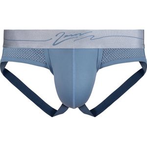 2EROS AKTIV Boreas Jockstrap Faded Denim - MAAT S - Heren Ondergoed - Jockstrap voor Man - Mannen Jock