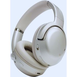 Draadloze Over-Ear Koptelefoon In Champagne Met Noise Cancelling En Tot 50 Uur Batterijduur