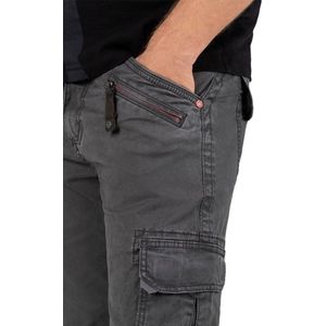 Timezone Regular Bentz vrijetijdsbroek voor heren, charcoal grey, 32W / 30L