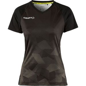 Craft Premier Fade Shirt Korte Mouw Dames - Zwart | Maat: M