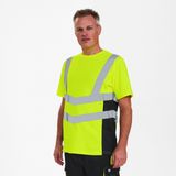 Engel - Safety T-shirt - Hi-vis Yellow / Black