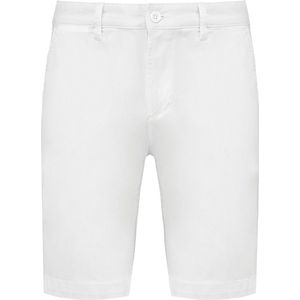 Kariban Heren chino bermudashorts K750 - White - 44 NL (38 FR)