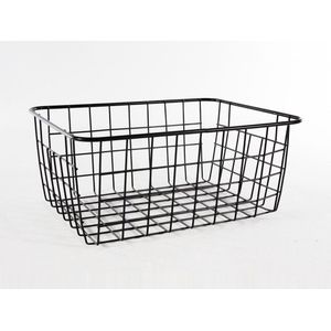 Draadmand - 24X18X10Cm - Mat - Zwart
