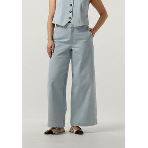 My Essential Wardrobe Winniemw 159 Wide Pant Broeken Dames - Lichtblauw - Maat M
