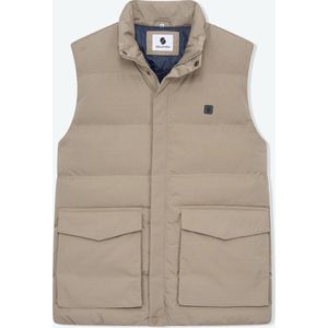 Solution Clothing Body - Bodywarmer - Jas - Lang - Jassen - Bodywarmers - Volwassenen - Heren - Mannen - Kaki - Beige - L - L - Solution Clothing